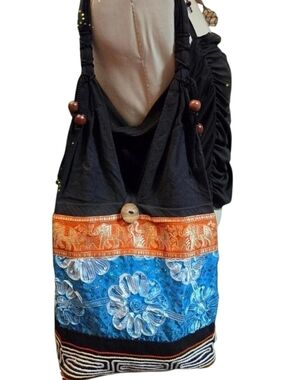 Boho Floral Embroidered Bag